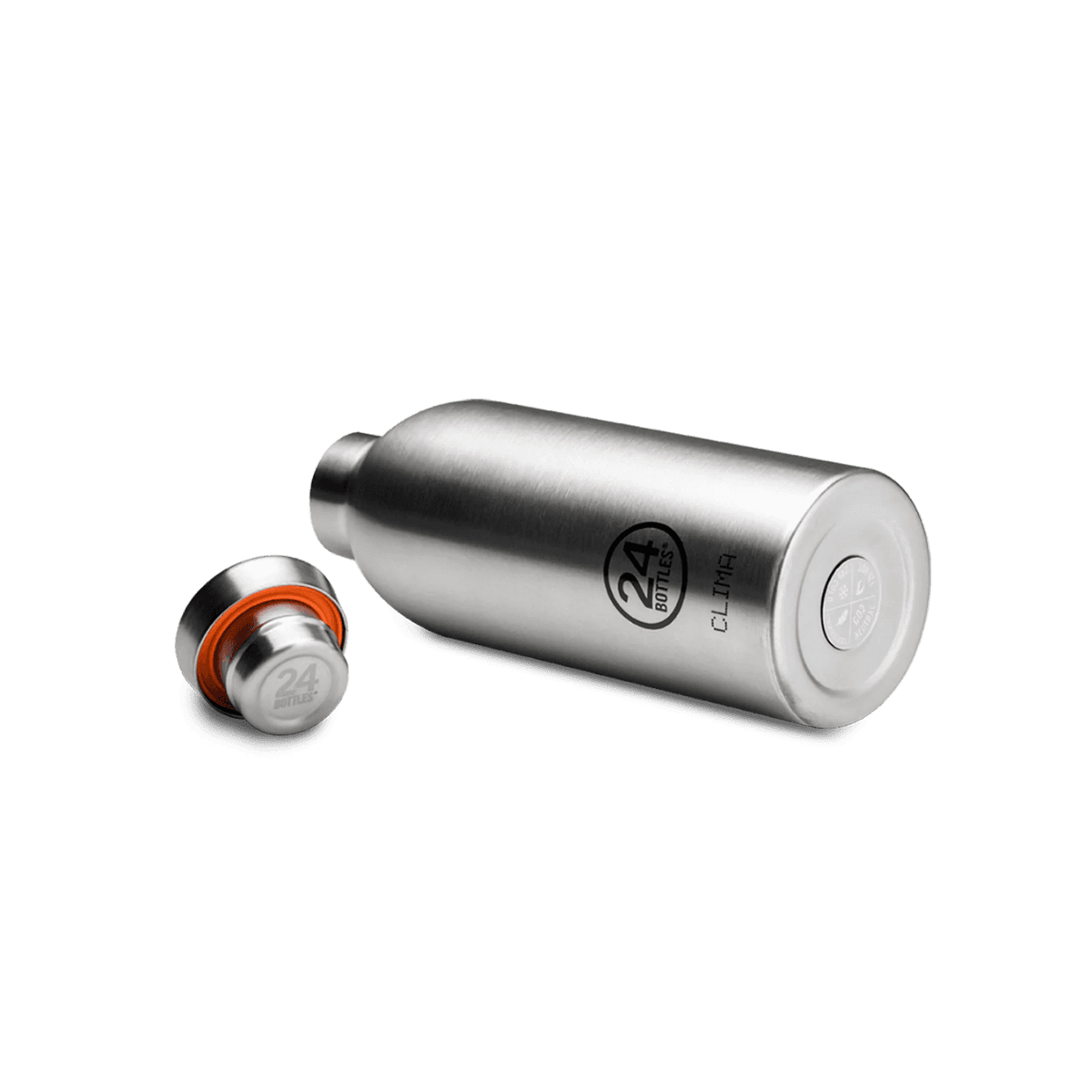 Gourde isotherme - Clima Bottle Brushed Steel 500 ml - 24Bottles