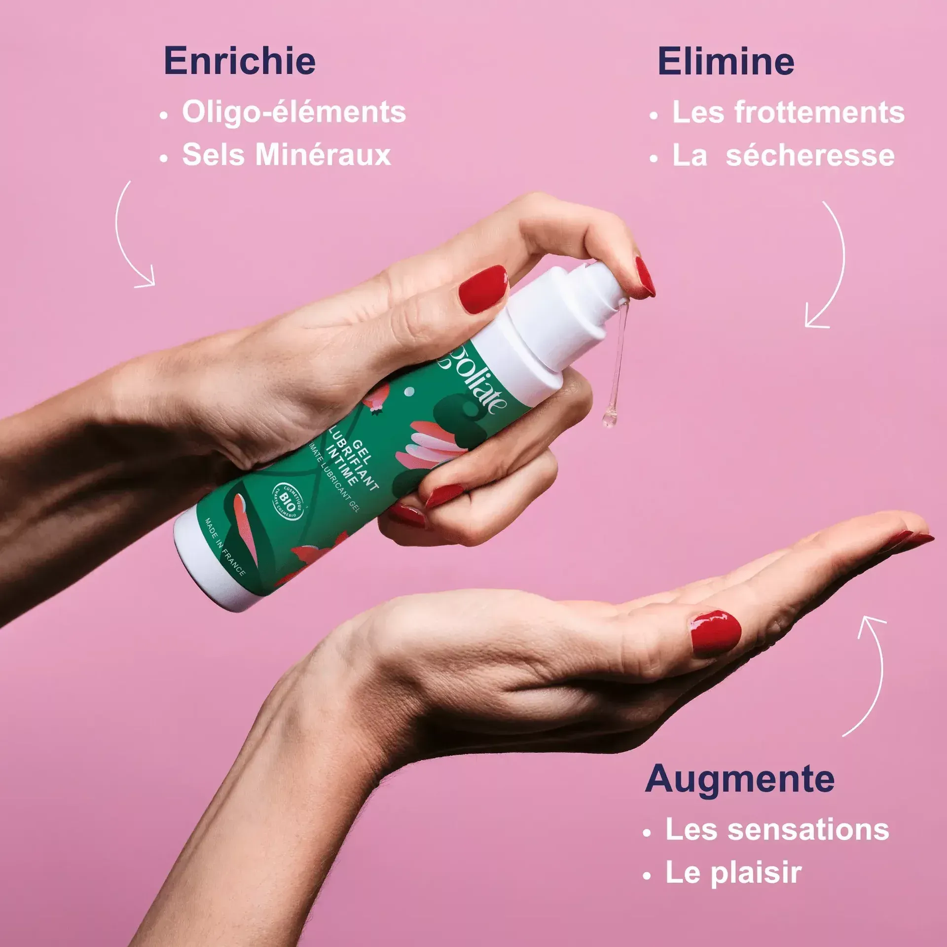 Gel lubrifiant intime - Naturel et certifié Bio 100ml - Goliate