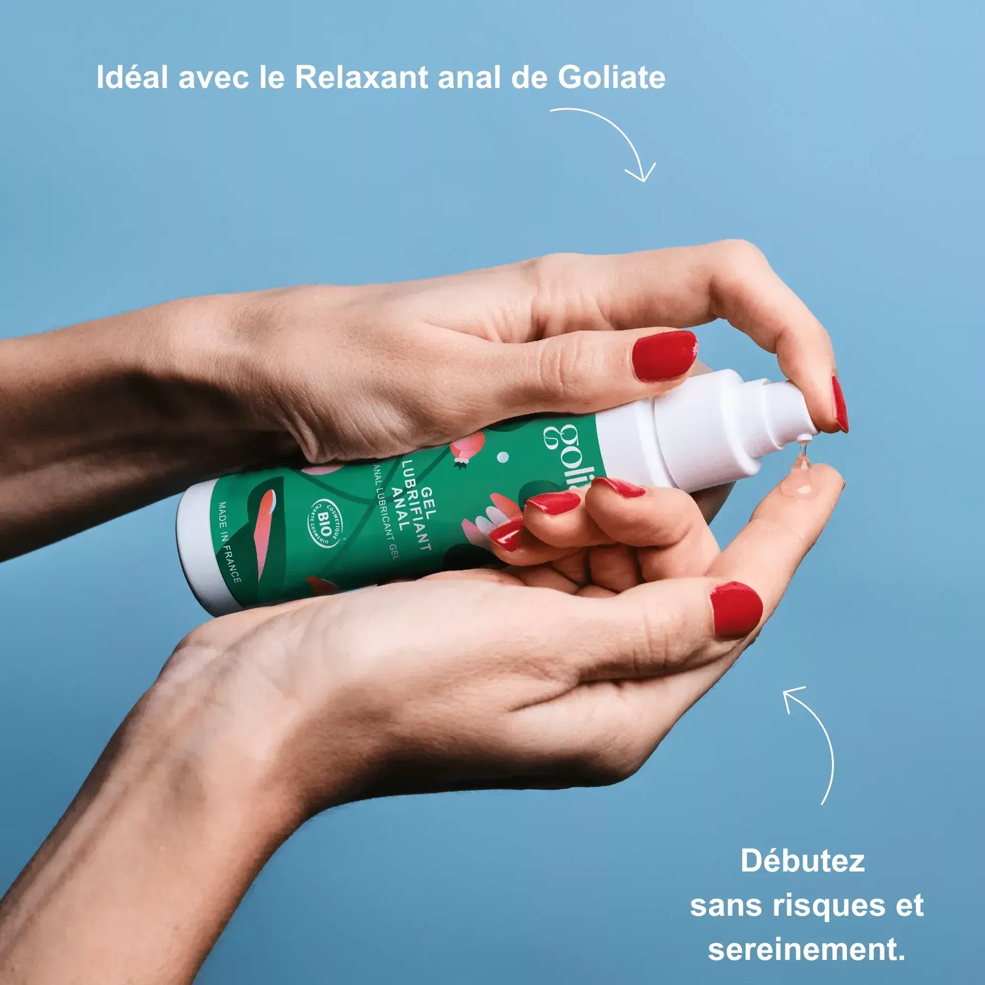 Anaal glijmiddel - Biologisch gecertificeerde anale glijgel 100ml - Goliate
