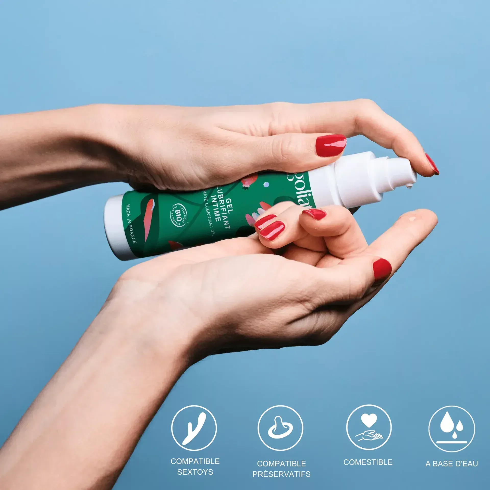 Gel lubrifiant intime - Naturel et certifié Bio 100ml - Goliate