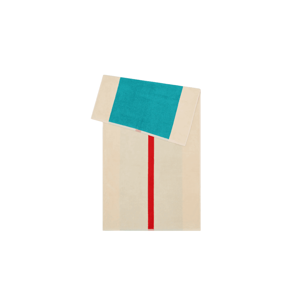Drap de bain 70x140 BATH TOWEL GOTS Organic Terry - Red-Turquoise - Suite702
