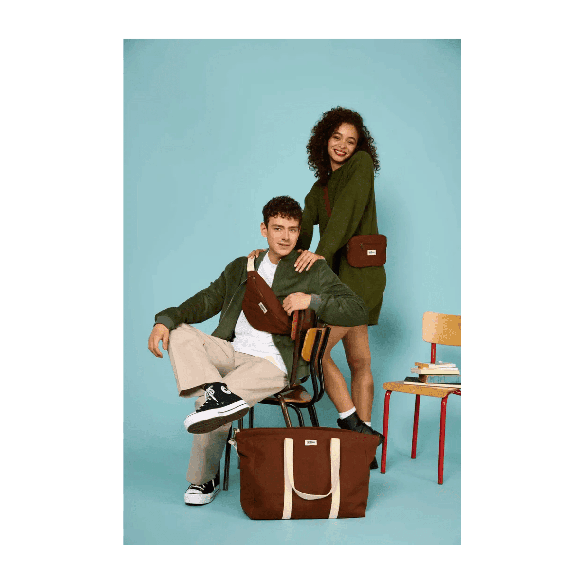 Sac Banane HARRY - Chocolat - HINDBAG