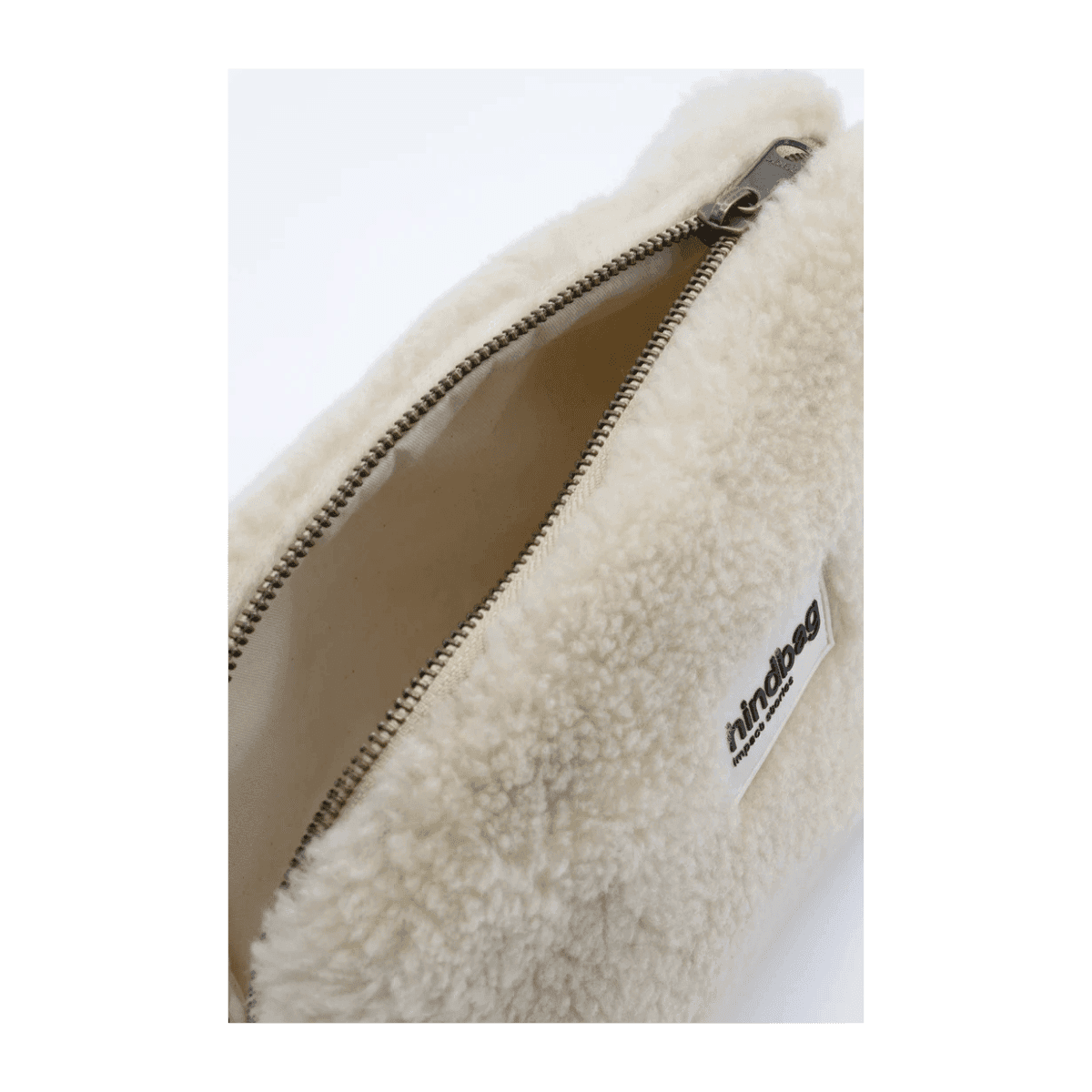 Trousse de toilette LEON - Fourrure Beige - HINDBAG