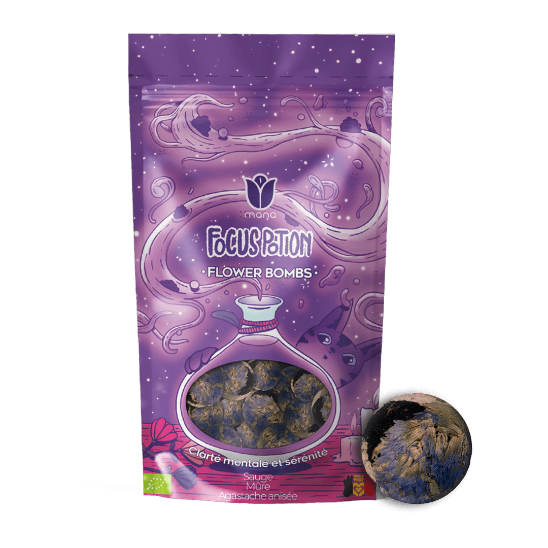 Focus Potion Flower Bombs - Boules de tisanes fleuries BIO x10 - Mana
