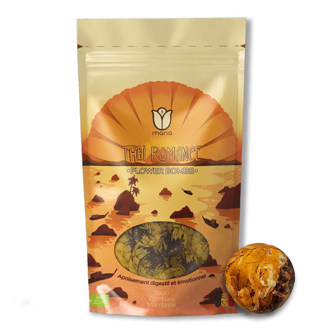 Thai Romance Flower Bombs - Boules de tisanes fleuries BIO x10 - Mana