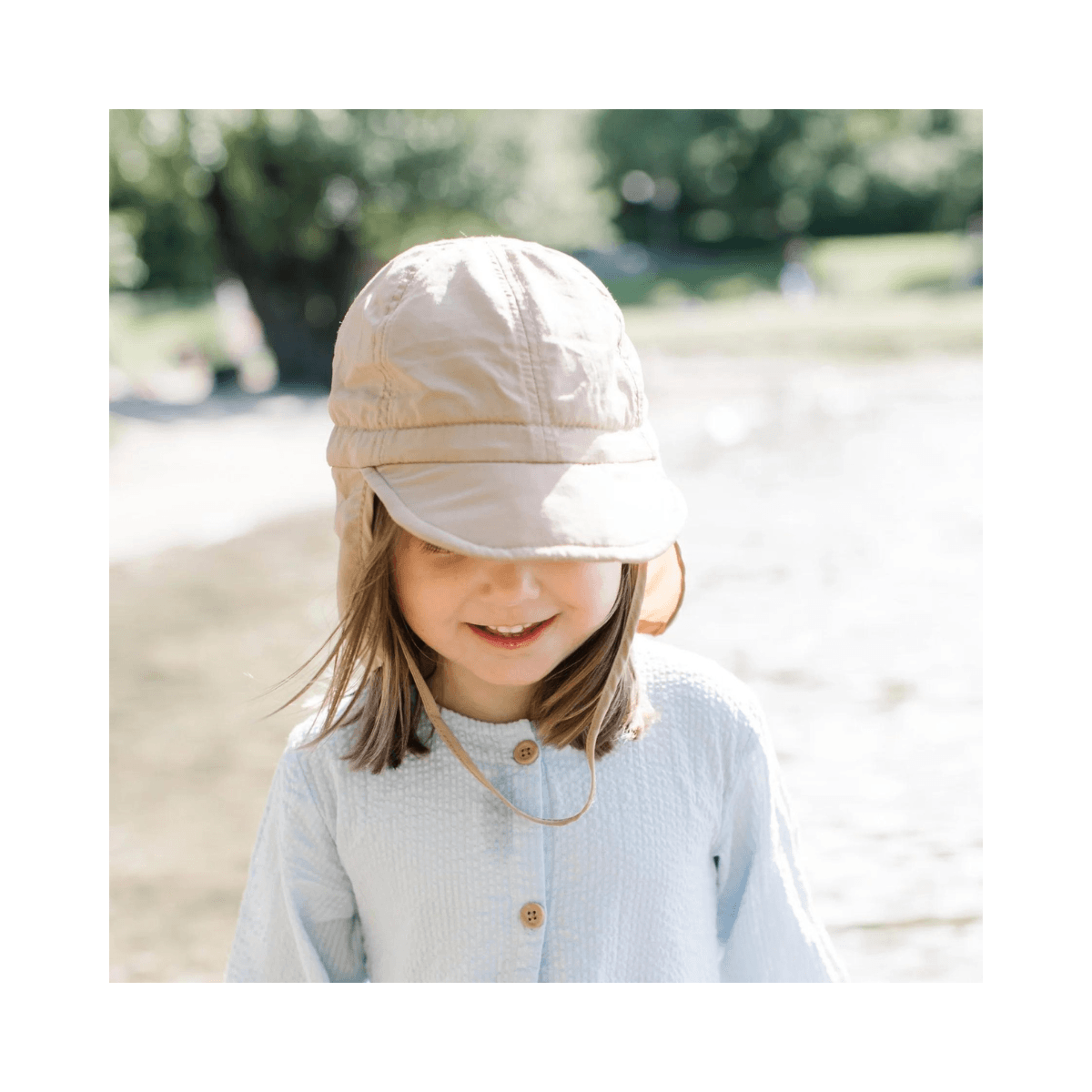 Chapeau enfant anti UV Swim Hat - Beige - 44/46 - BabyMocs