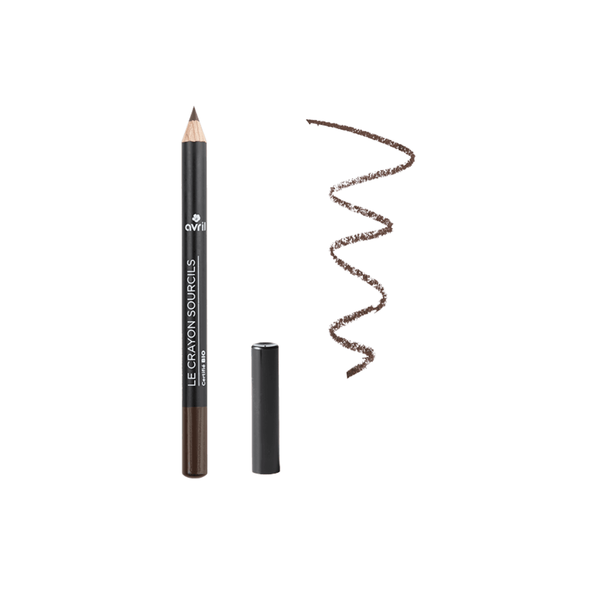 Crayon sourcils - BRUN - Certifié Bio - Avril