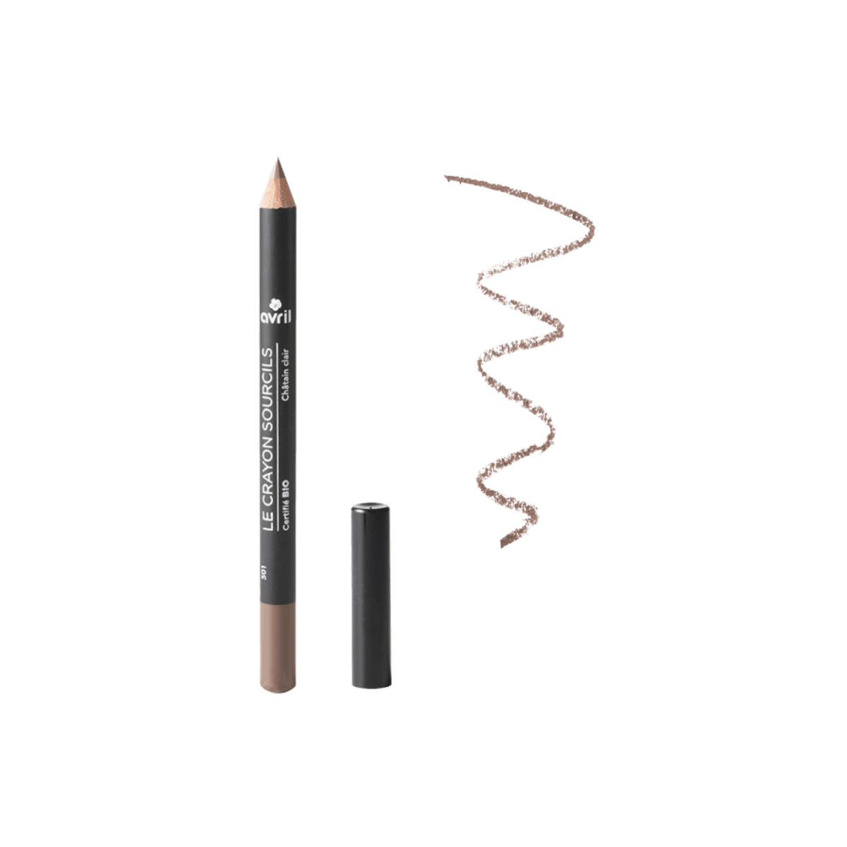 Crayon sourcils - CHÂTAIN CLAIR - Certifié Bio - Avril