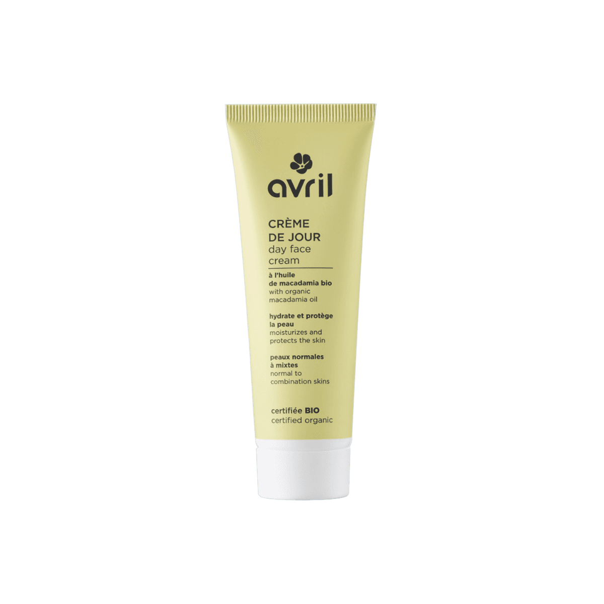 Crème de jour - Peaux Normales & Mixtes 50ml - Certifiée Bio - Avril