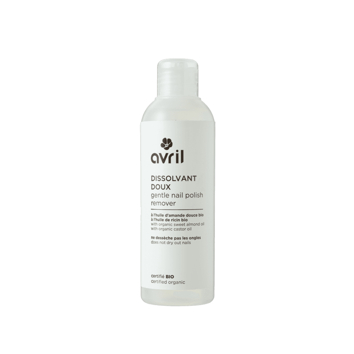 Dissolvant doux 200ml - Certifié Bio - Avril