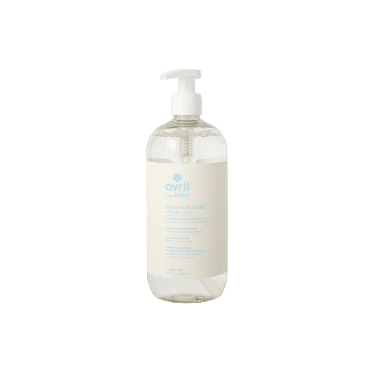 Eau micellaire bébé 500 ml - Certifiée Bio - Avril