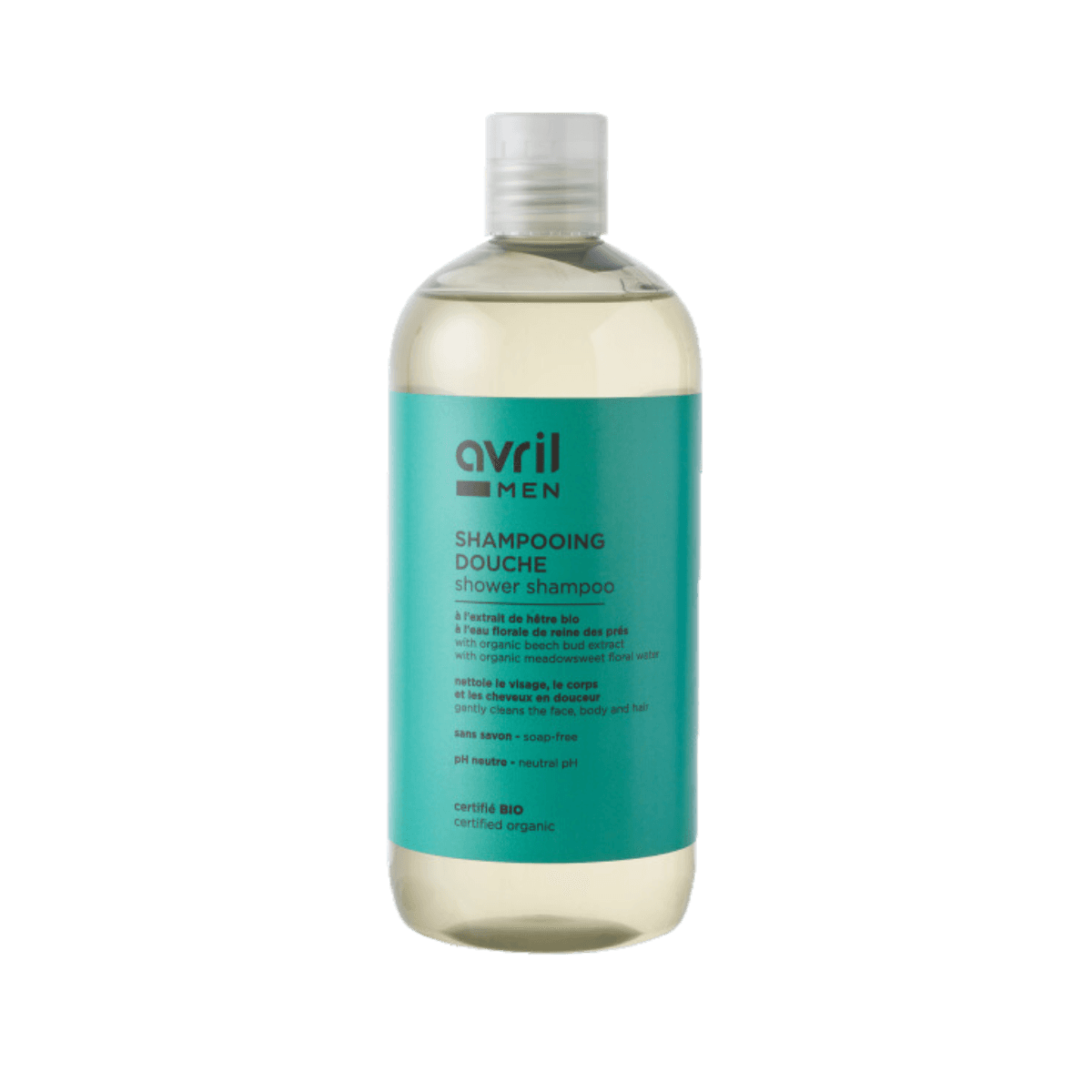 Shampoing douche Homme 500ml - Certifié Bio - Avril