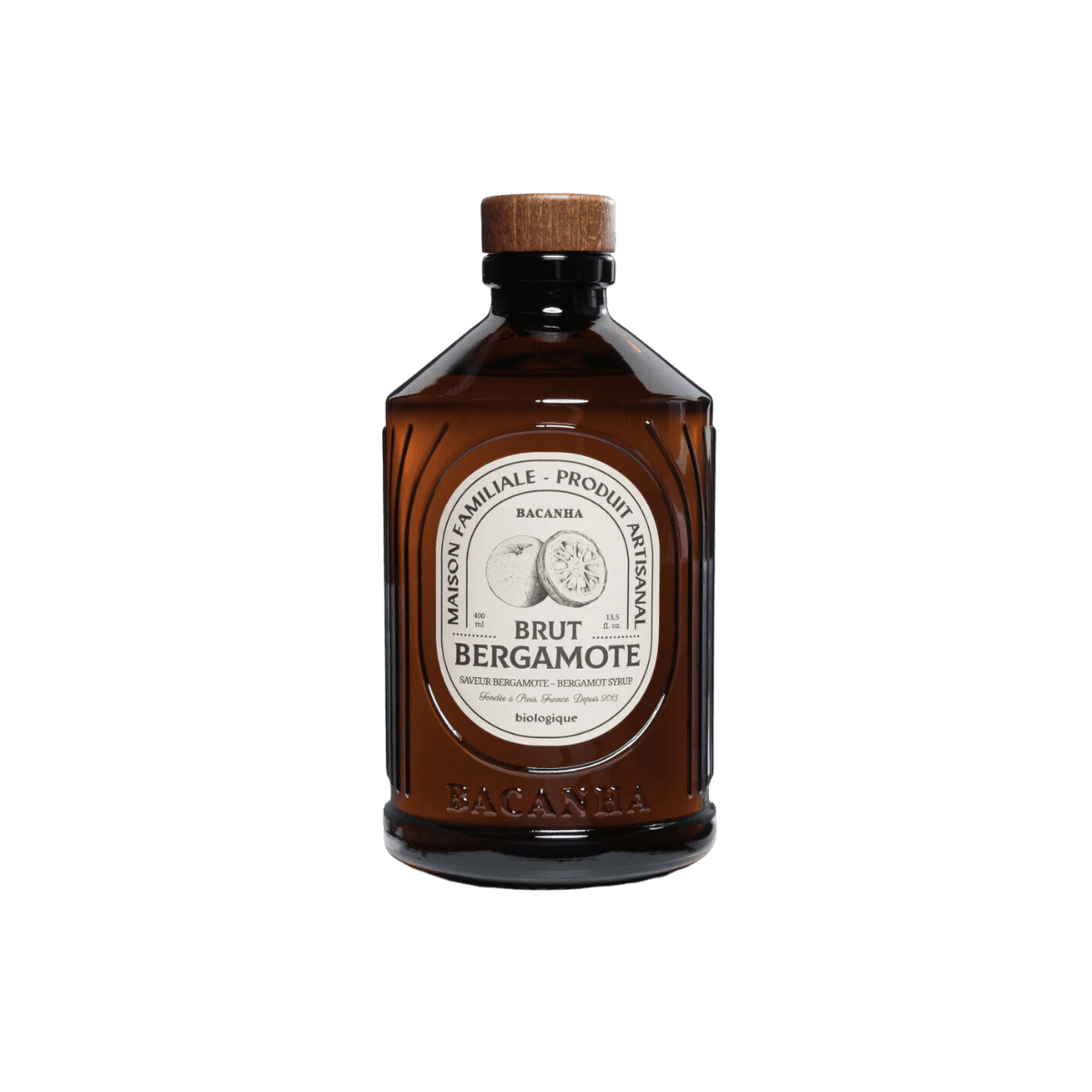 Sirop Bergamote Brut - Biologique - 400ml - Bacanha