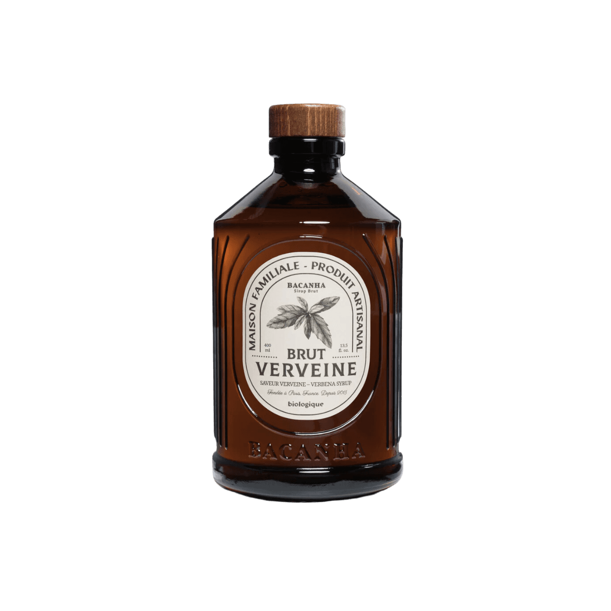 Sirop Verveine Brut - Biologique - 400ml - Bacanha