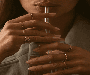 Bague Josephine - Plaqué or - Aglaïa & Co