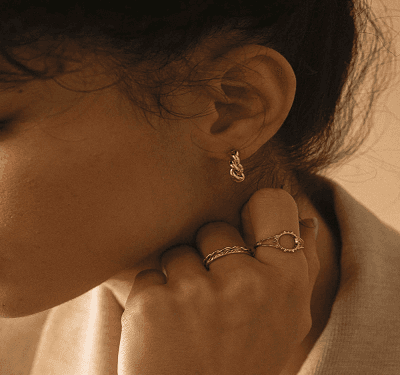 Bague Lumineuse - Plaqué or - Aglaïa & Co
