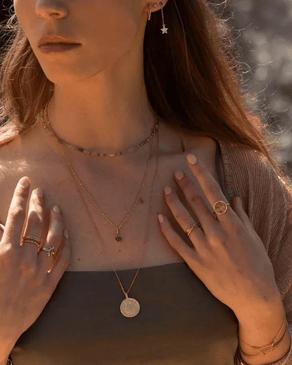 Bague Pasithéa - Plaqué or - Aglaïa & Co