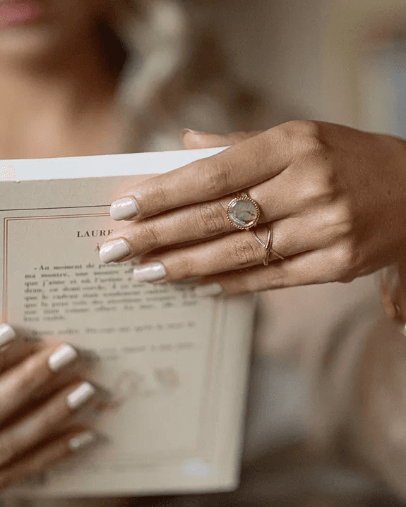 Bague Pasithéa - Plaqué or - Aglaïa & Co