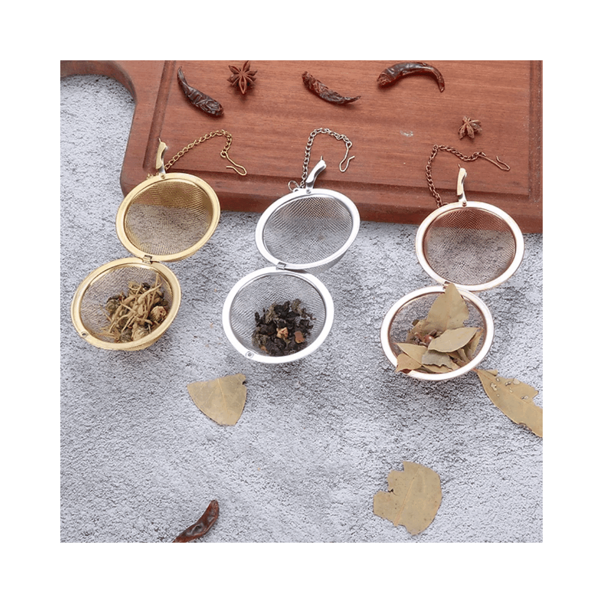 Boule à Thé / Infuseur - Argenté - So Straw