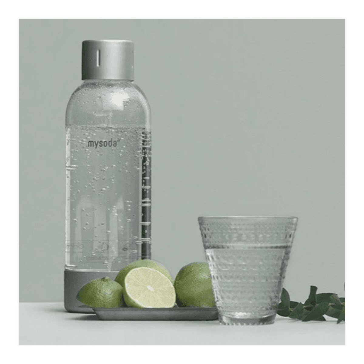 Bouteille d'eau premium 1L - Silver - MySoda - MySoda