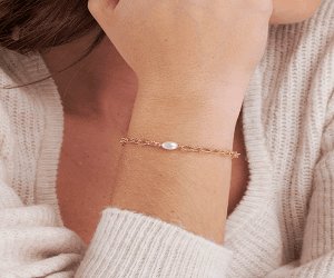 Bracelet Emma - Plaqué or - Aglaïa & Co