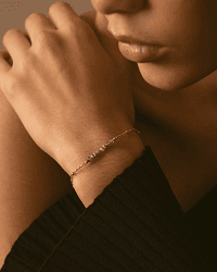 Bracelet Hanna - Plaqué or et tourmaline - Aglaïa & Co
