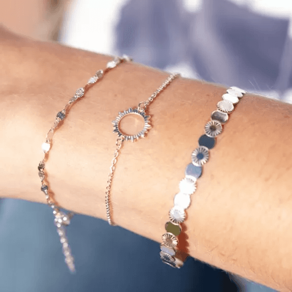 Bracelet Lumineux - Argent massif - Aglaïa & Co