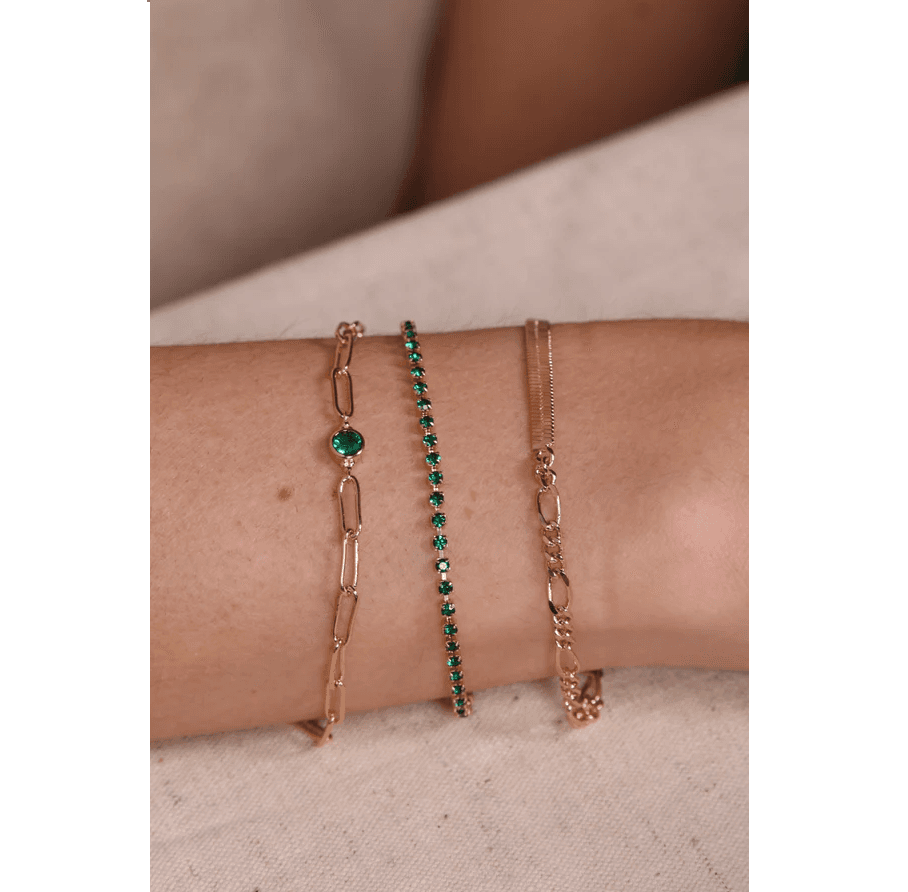 Bracelet Méryl Basilic - WAEKURA