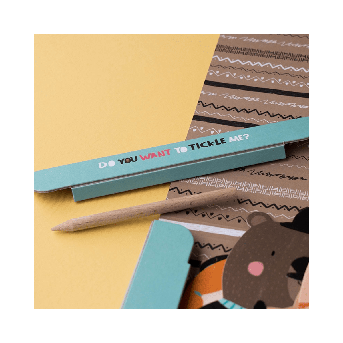 Bricolage Cartes à gratter - 4 ans + - TICKLE ME - Londji