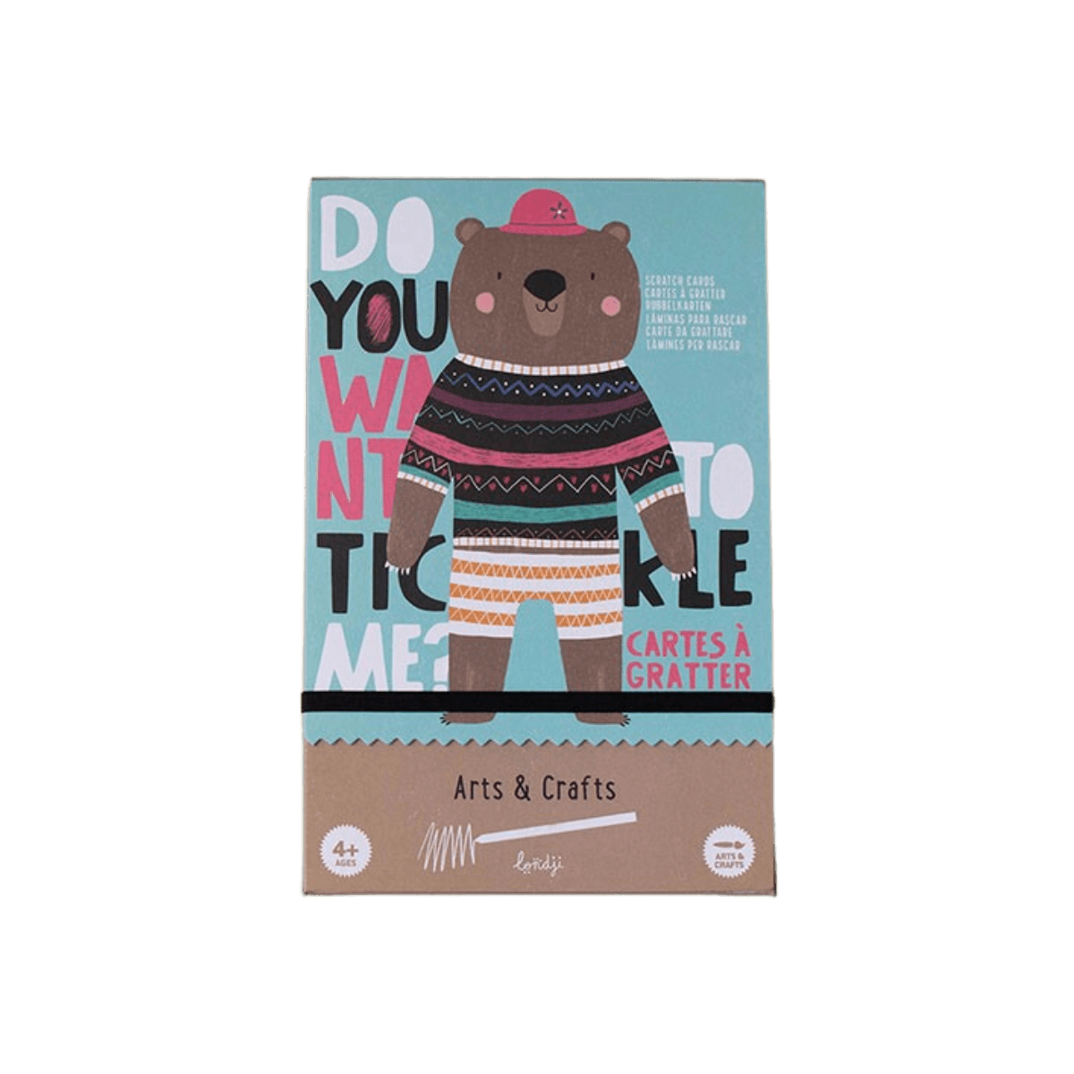 Bricolage Cartes à gratter - 4 ans + - TICKLE ME - Londji