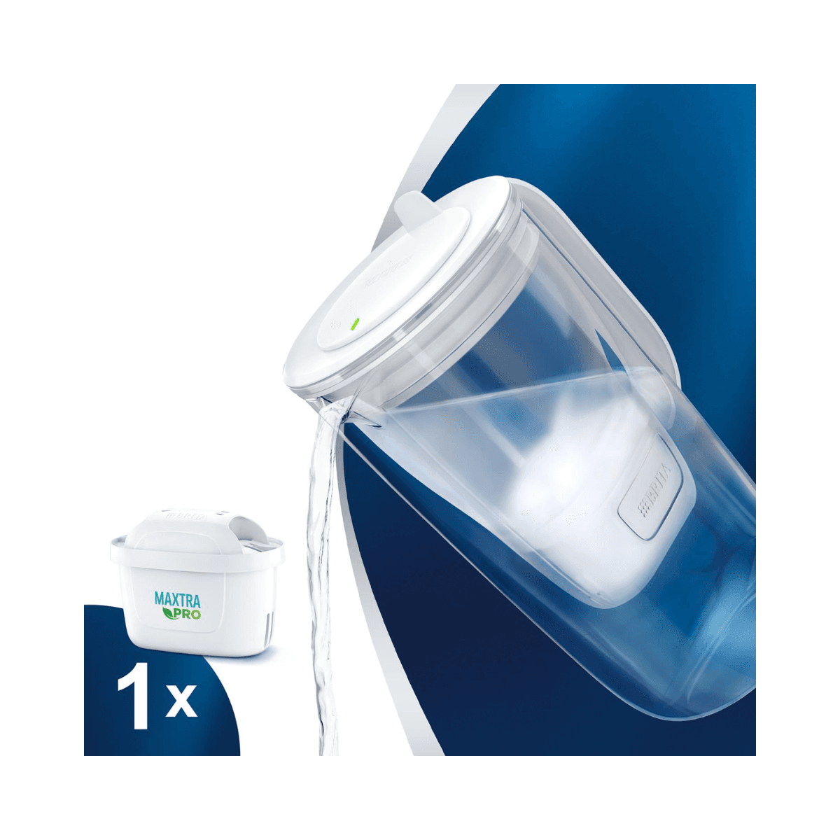 Brita Carafe Filtrante en Verre 2.5L 1050449 - Brita