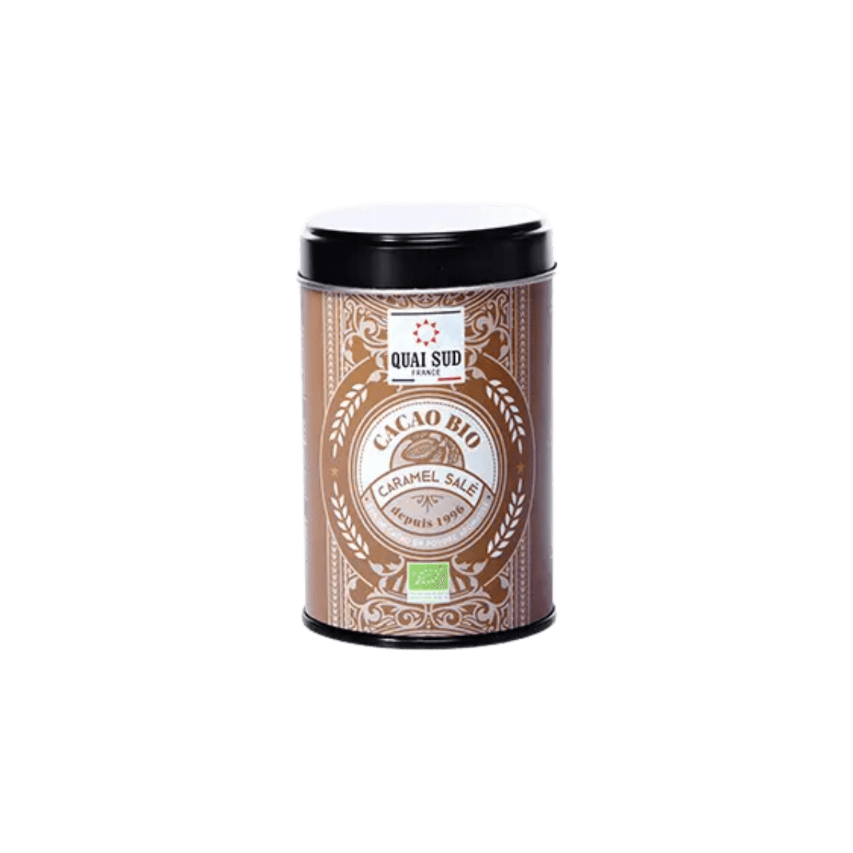 Cacao CARAMEL BEURRE SALÉ BIO 250g - Quai Sud
