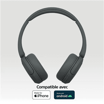 Casque sans fil WHCH520B Sony - Noir - Sony