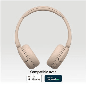 Casque sans fil WHCH520C Sony - Cream - Sony