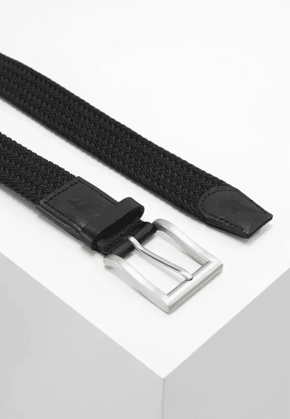 Ceinture recyclée Virgil Noir 105cm - Slopes & Town
