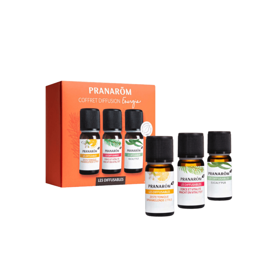 Coffret 3 diffusables BIO - Energie - Pranarôm