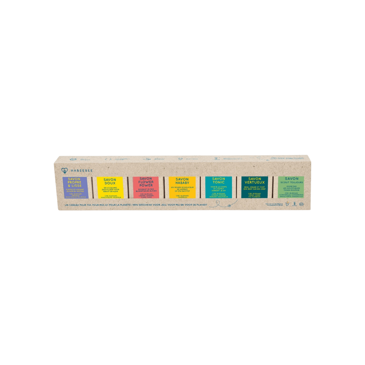 Coffret 7 mini-savons - Habeebee