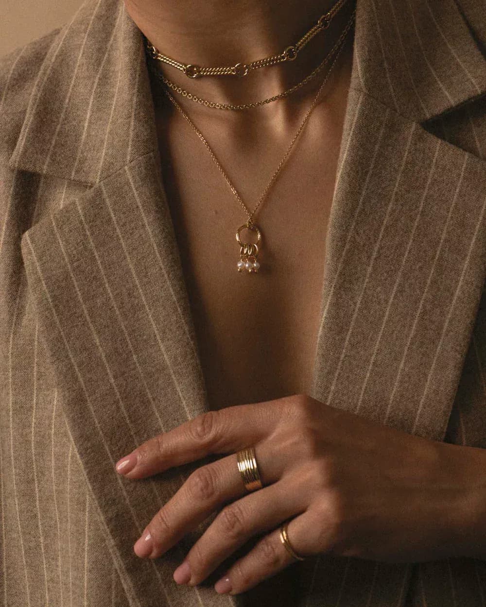 Collier Alice - Plaqué or - Aglaïa & Co