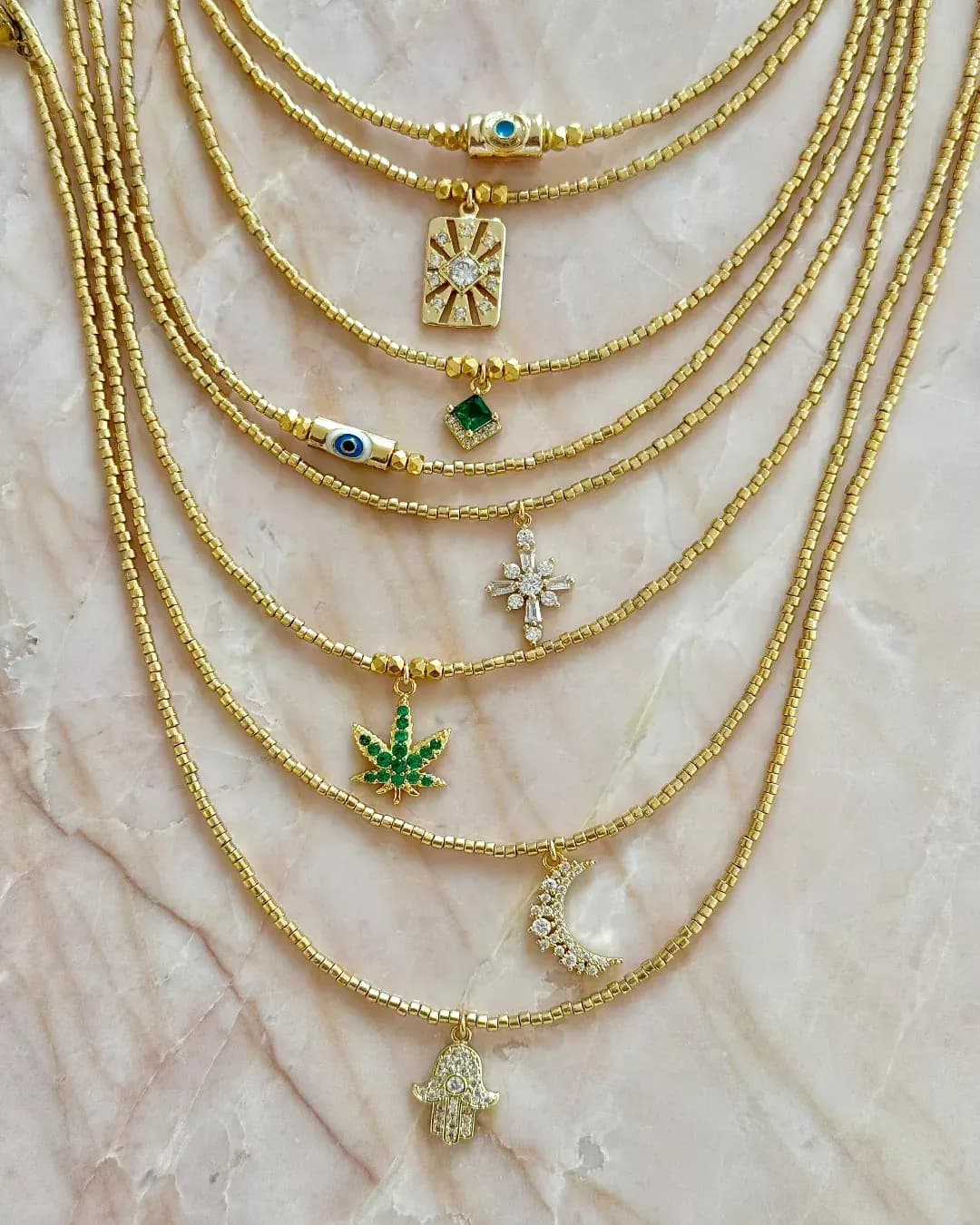 Collier Choker LUCE NK035 - Apsara Jewels