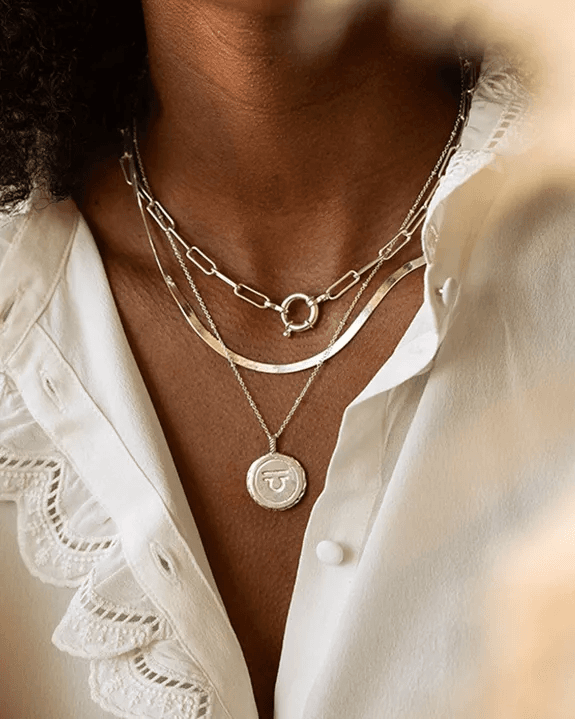 Collier Vivienne - Argent massif - Aglaïa & Co