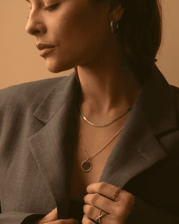 Collier Vivienne - Argent massif - Aglaïa & Co