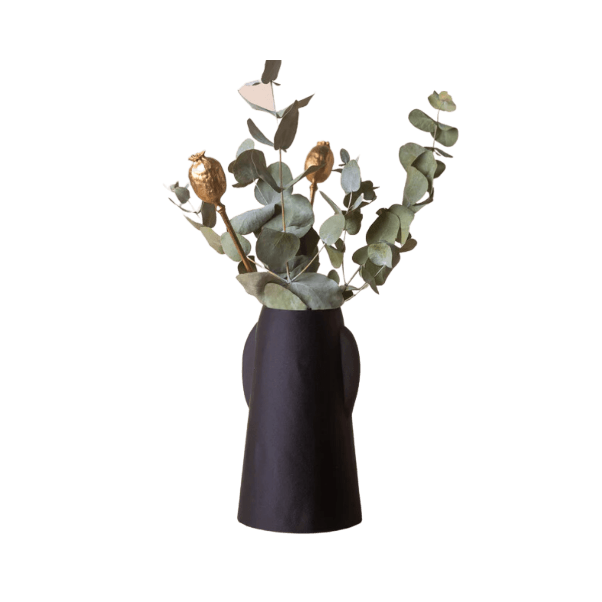 Vase - Sculpt - Noir Ebony - Copo Design