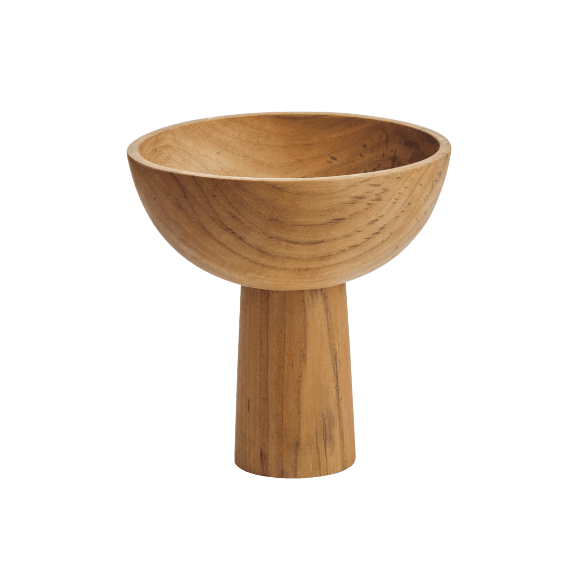 Coupe sur pied en teck - Grande - BOWL ON FOOT RECLAIMED - L - Originalhome