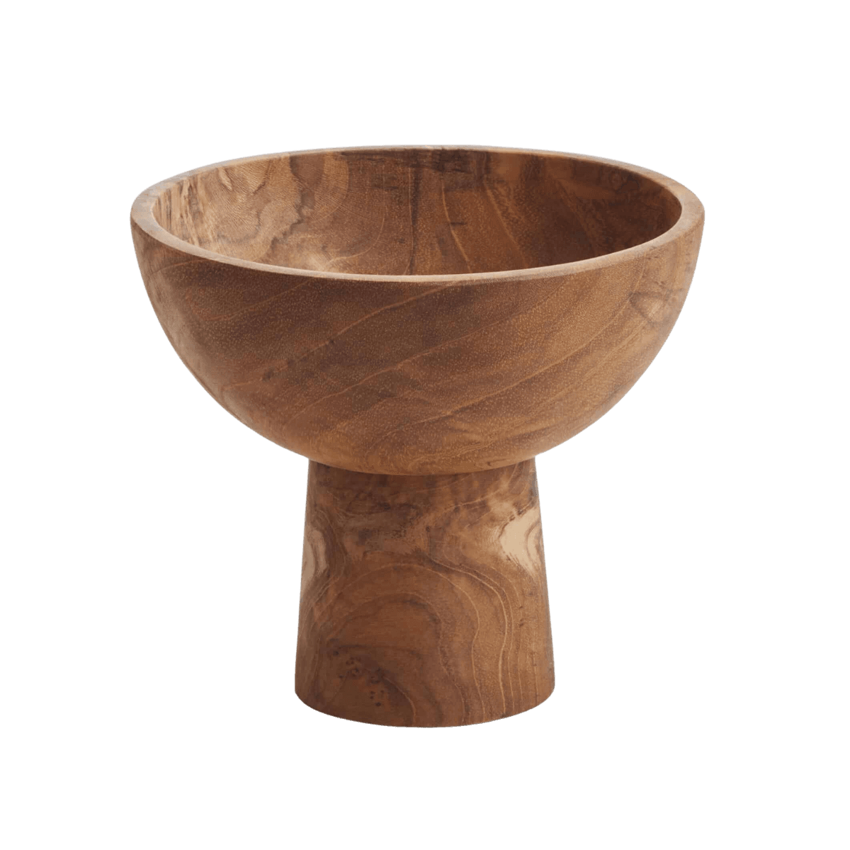 Coupe sur pied en teck - Moyenne - BOWL ON FOOT RECLAIMED - M - Originalhome