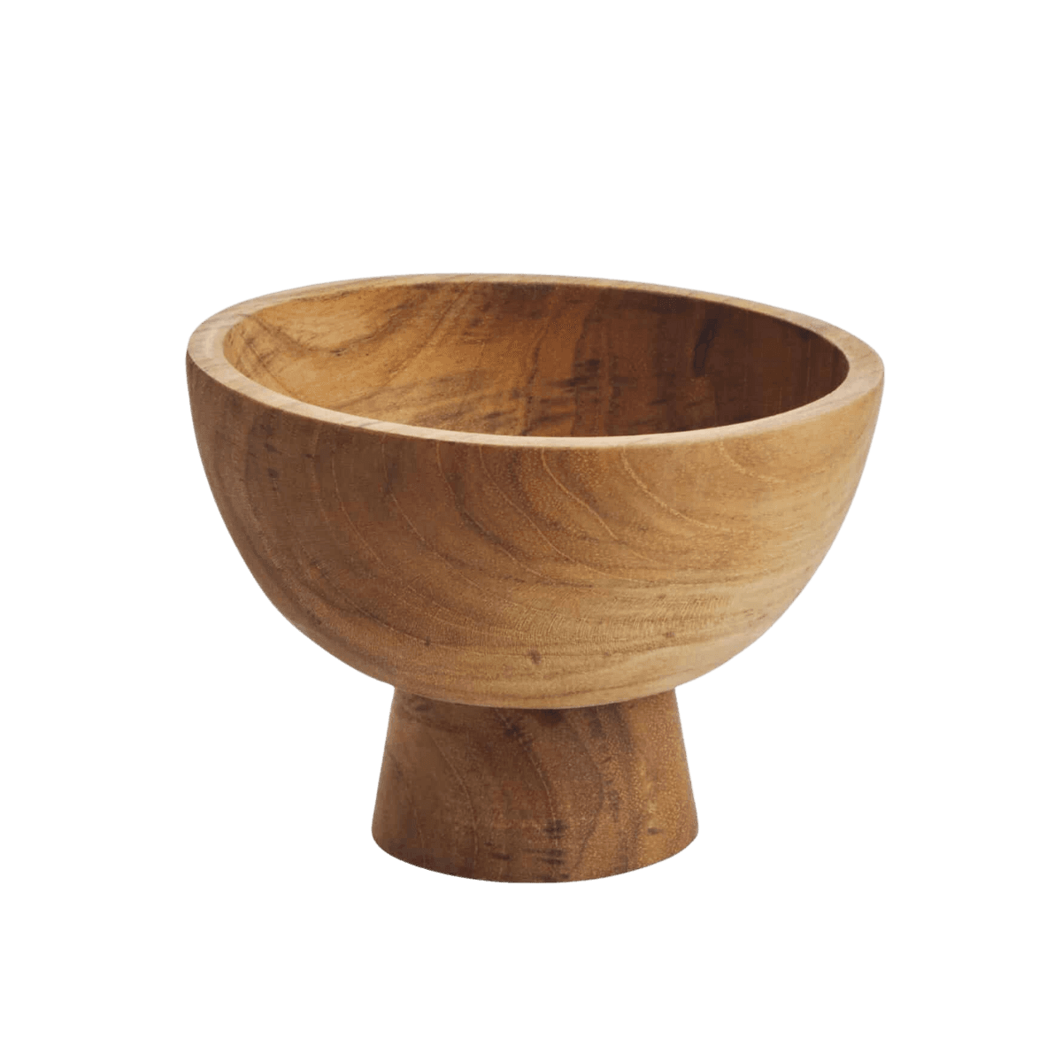 Coupe sur pied en teck - Petite - BOWL ON FOOT RECLAIMED - S - Originalhome