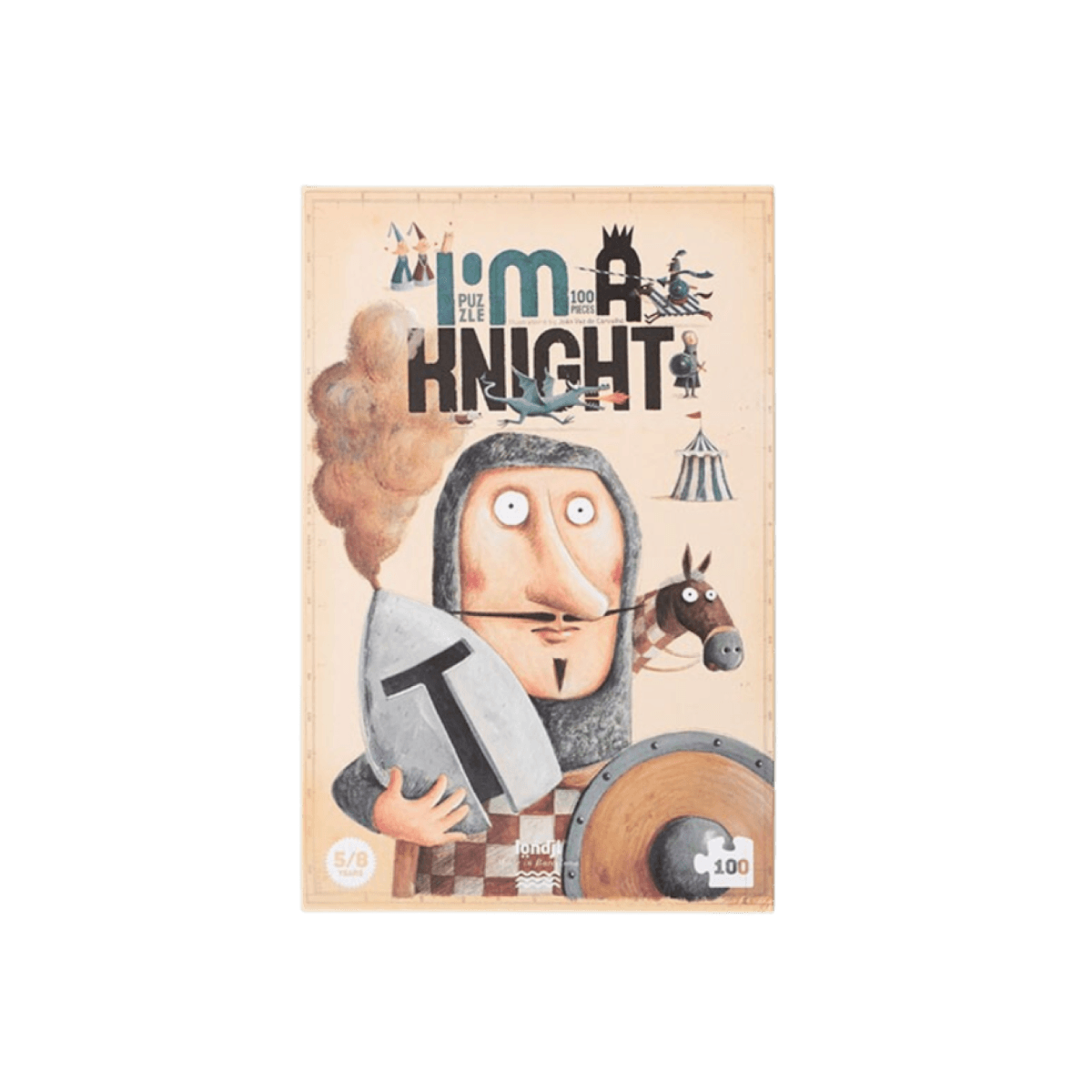 Puzzle 100 pc - 5 - 8 ans - I'M A KNIGHT PUZZLE - Londji