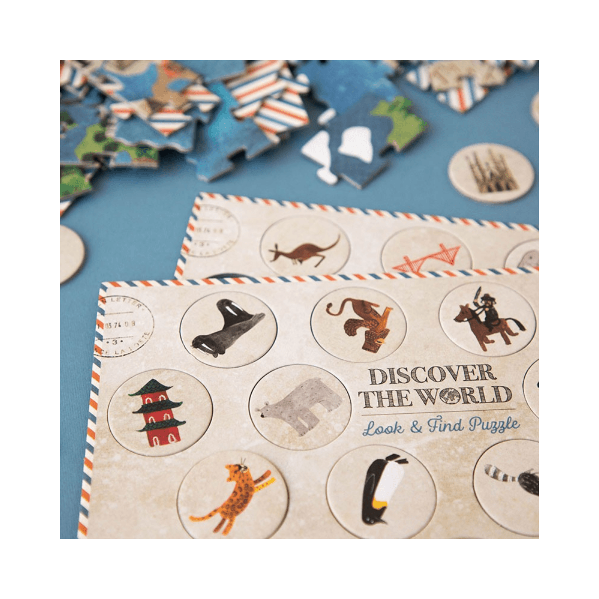Puzzle d'observation 200 pc - 6 ans et + - DISCOVER THE WORLD PUZZLE - Londji