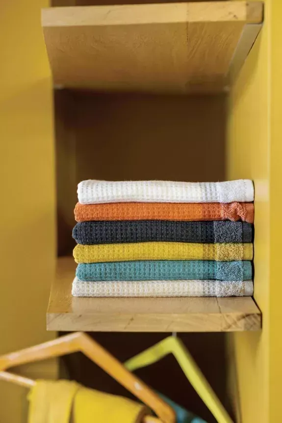 Drap de bain recyclé Abby Tonnerre 90 x 150 - Maison Vivaraise