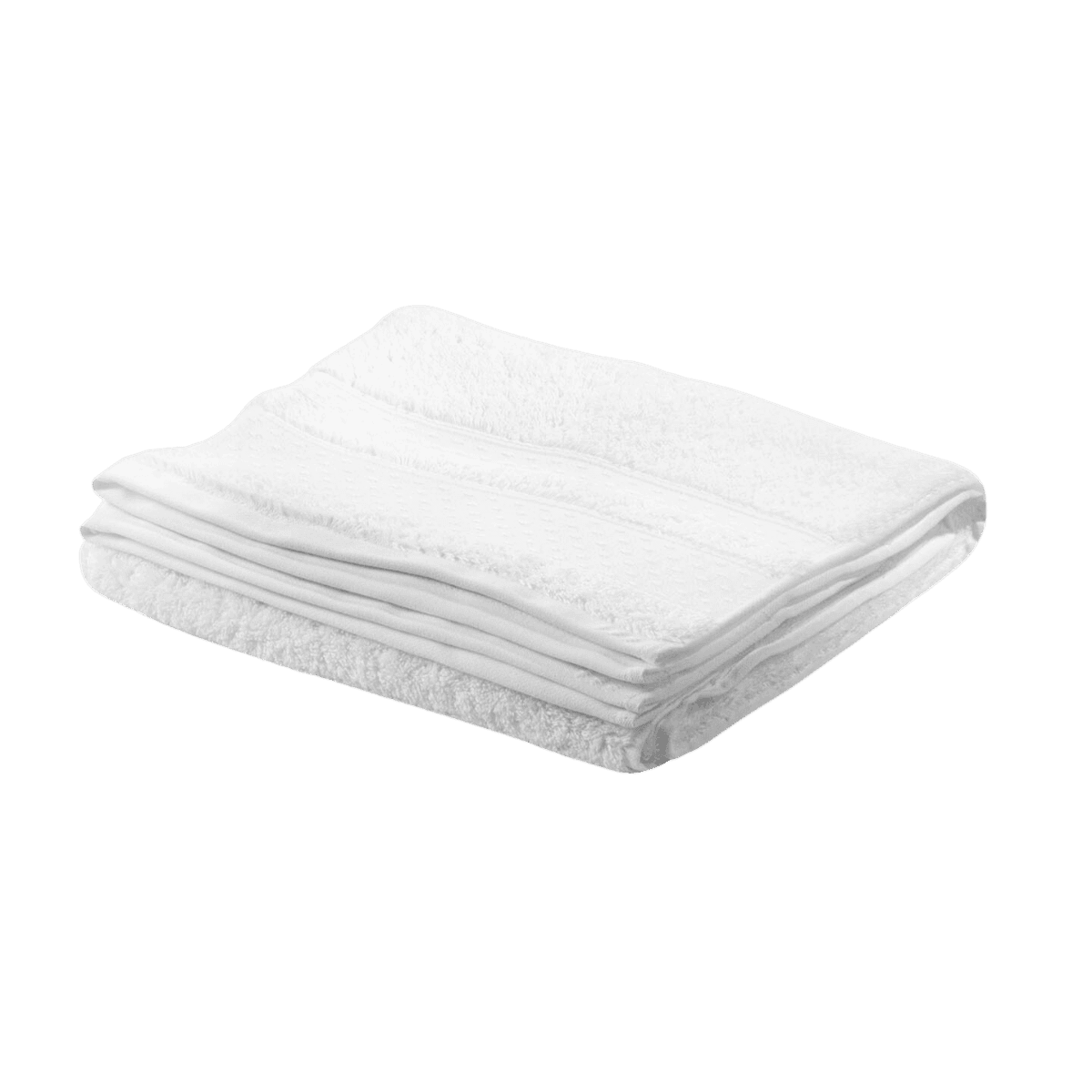 Drap douche - 70X130cm - Blanc pur - Nuances...