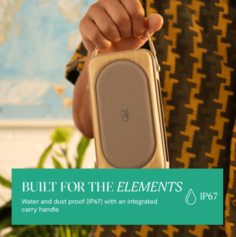 Enceinte Bluetooth ROOTS SOLAR - Cream 700493 - House of Marley